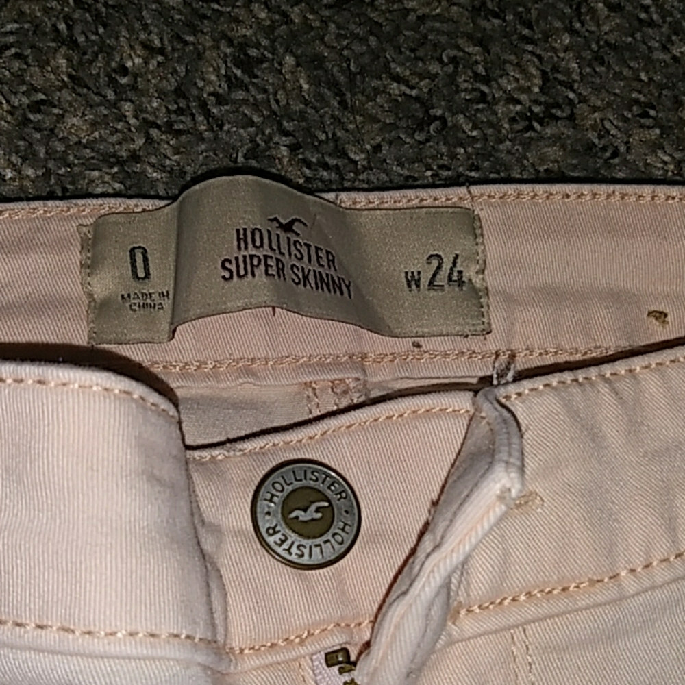 Cream colored Hollister jeans